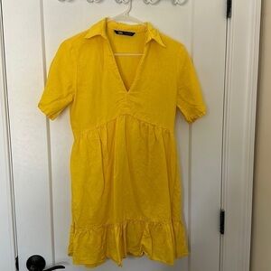 ZARA yellow dress!